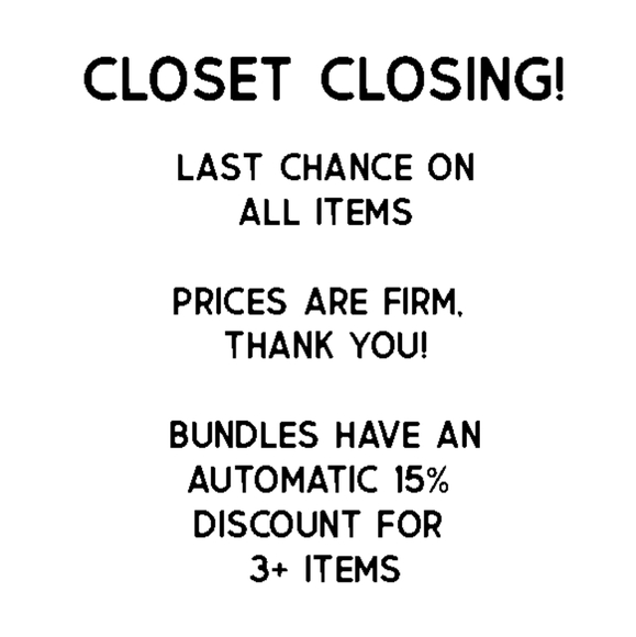 ♥️ CLOSET CLOSING PRICE FIRM LAST CHANCE - Picture 2 of 8